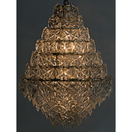 Neive Chandelier, Antique Brass, Large