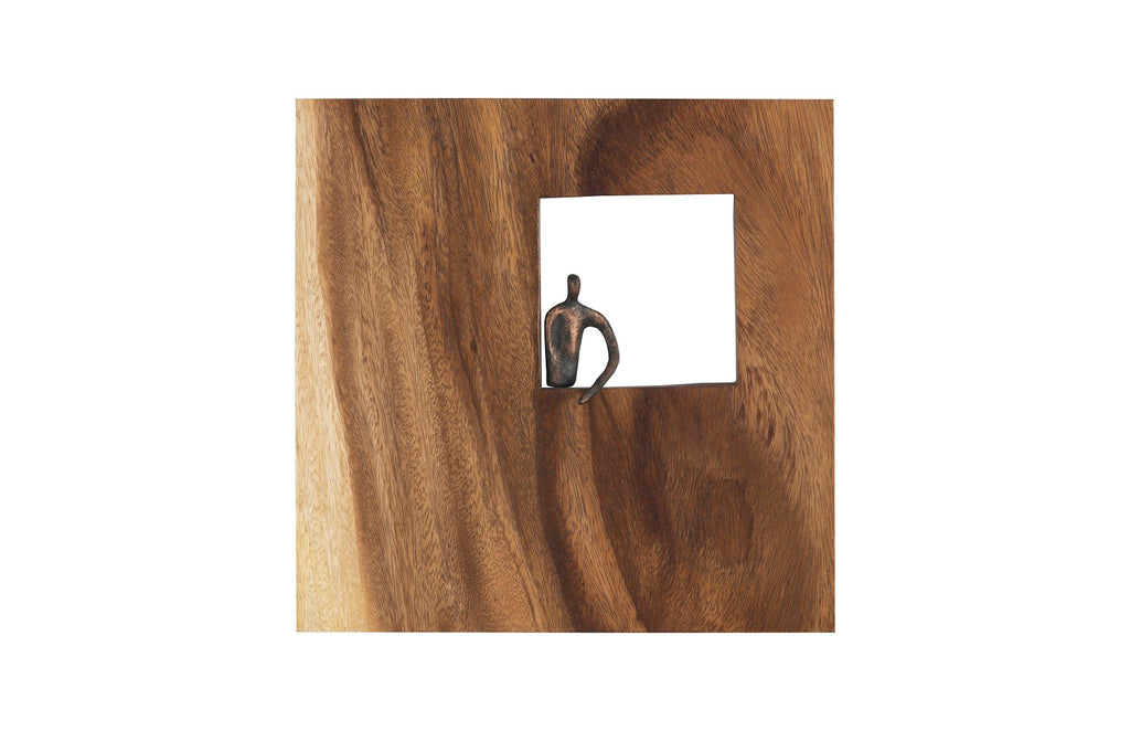 Posing Figure Wall Decor, Square