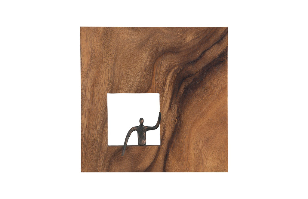 Leaning Figure Wall Decor, Square