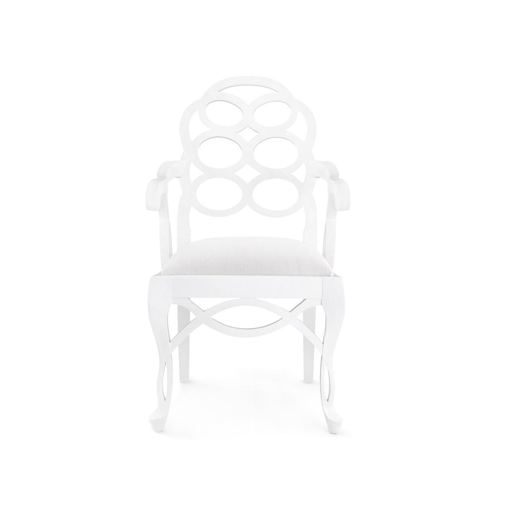 Loop Armchair - Eggshell White