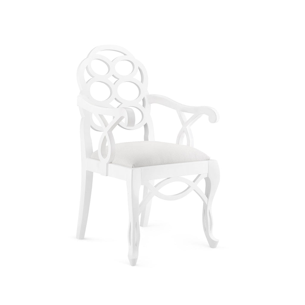 Loop Armchair - Eggshell White