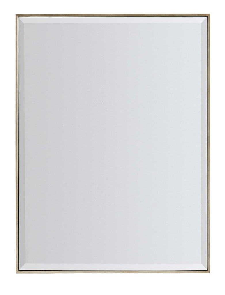 Remix Rectangle Mirror - Bronze Gold Metal