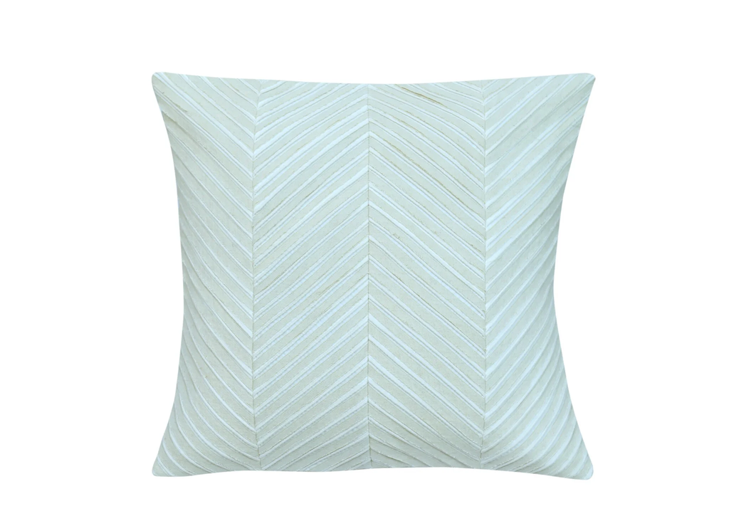 Maria 22 x 22 Decorative Pillow Cream & Natural