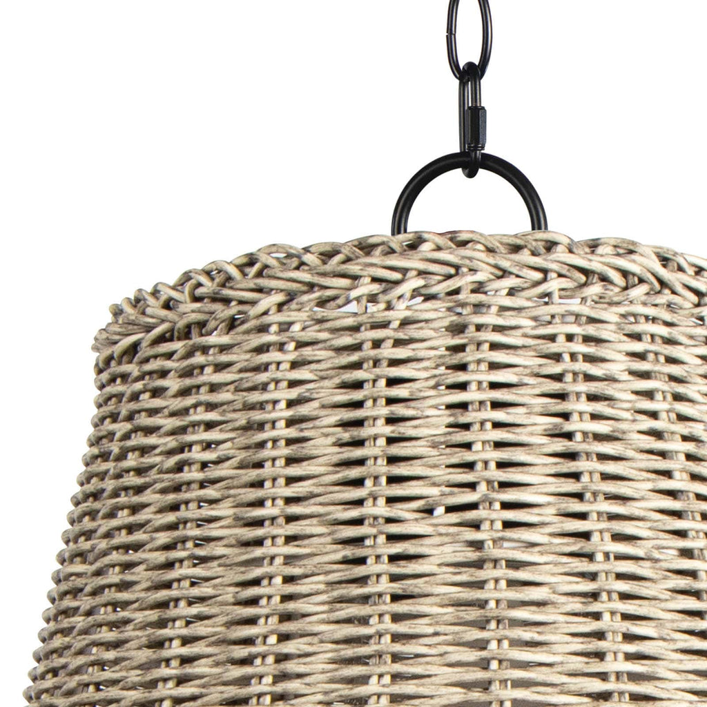 Augustine Outdoor Pendant Small - Weathered White