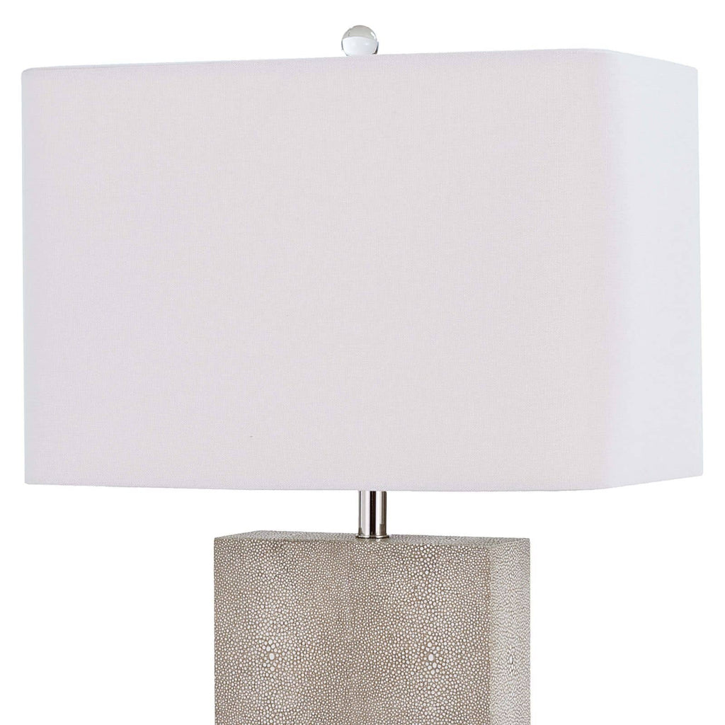 Marcel Ivory Shagreen Table Lamp