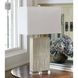 Marcel Ivory Shagreen Table Lamp