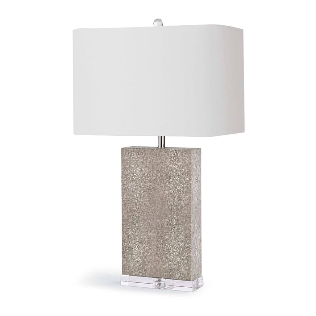 Marcel Ivory Shagreen Table Lamp