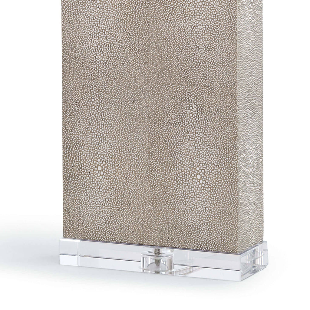 Marcel Ivory Shagreen Table Lamp