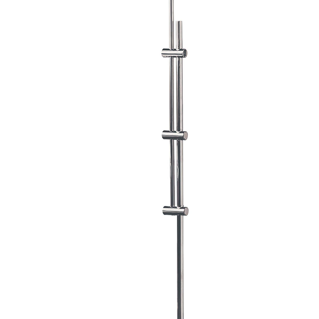 Arc Floor Lamp With Metal Shade - Polished Nickel