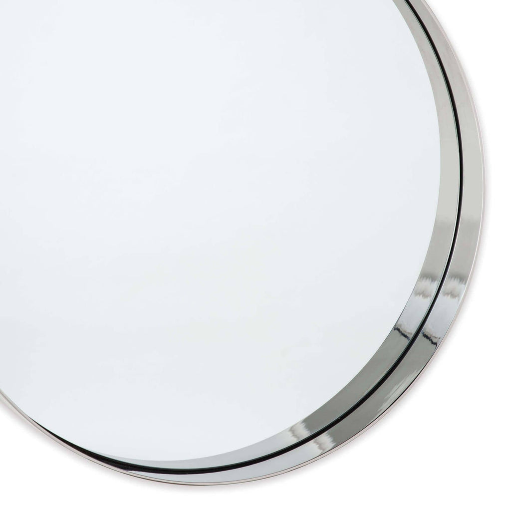 Gunner Mirror Round - Polished Nickel