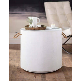 Aegean Round Table - White