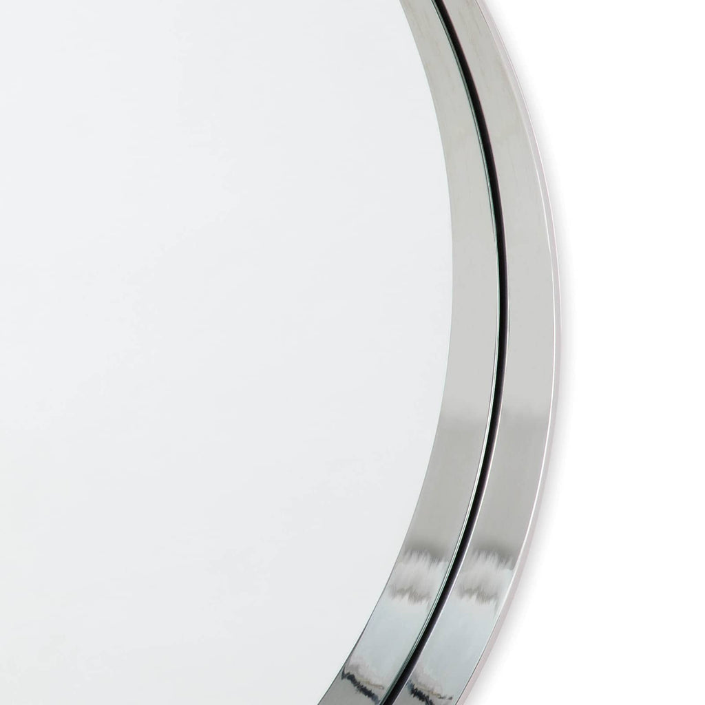 Gunner Mirror Round - Polished Nickel