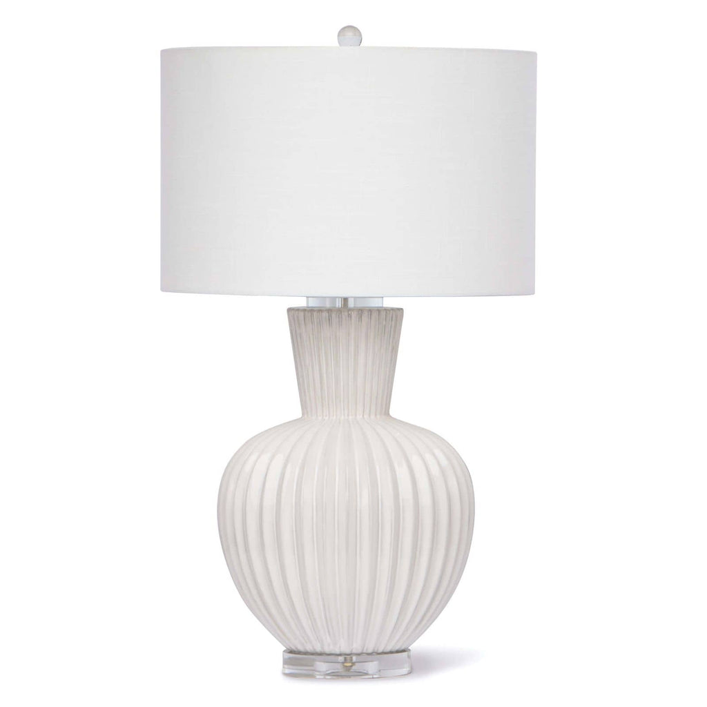 Madrid Ceramic Table Lamp - White