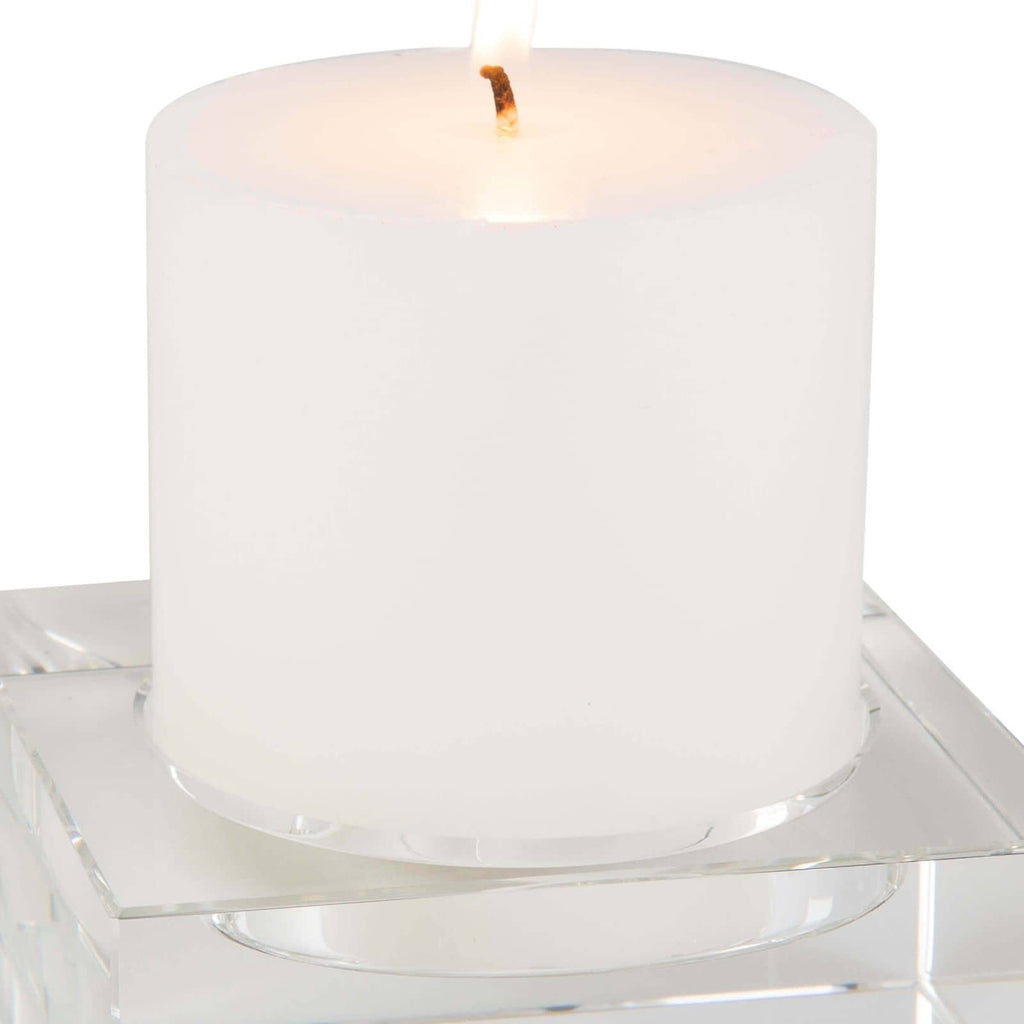 Lexi Candle Holder Small - Clear