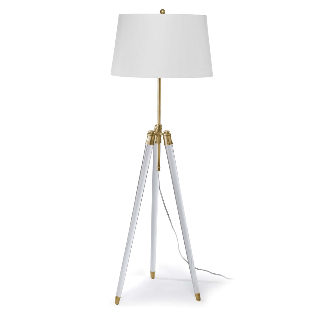 Brigitte Floor Lamp - Natural Brass