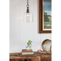 Dutch Glass Pendant - Oil Rubbed Bronze