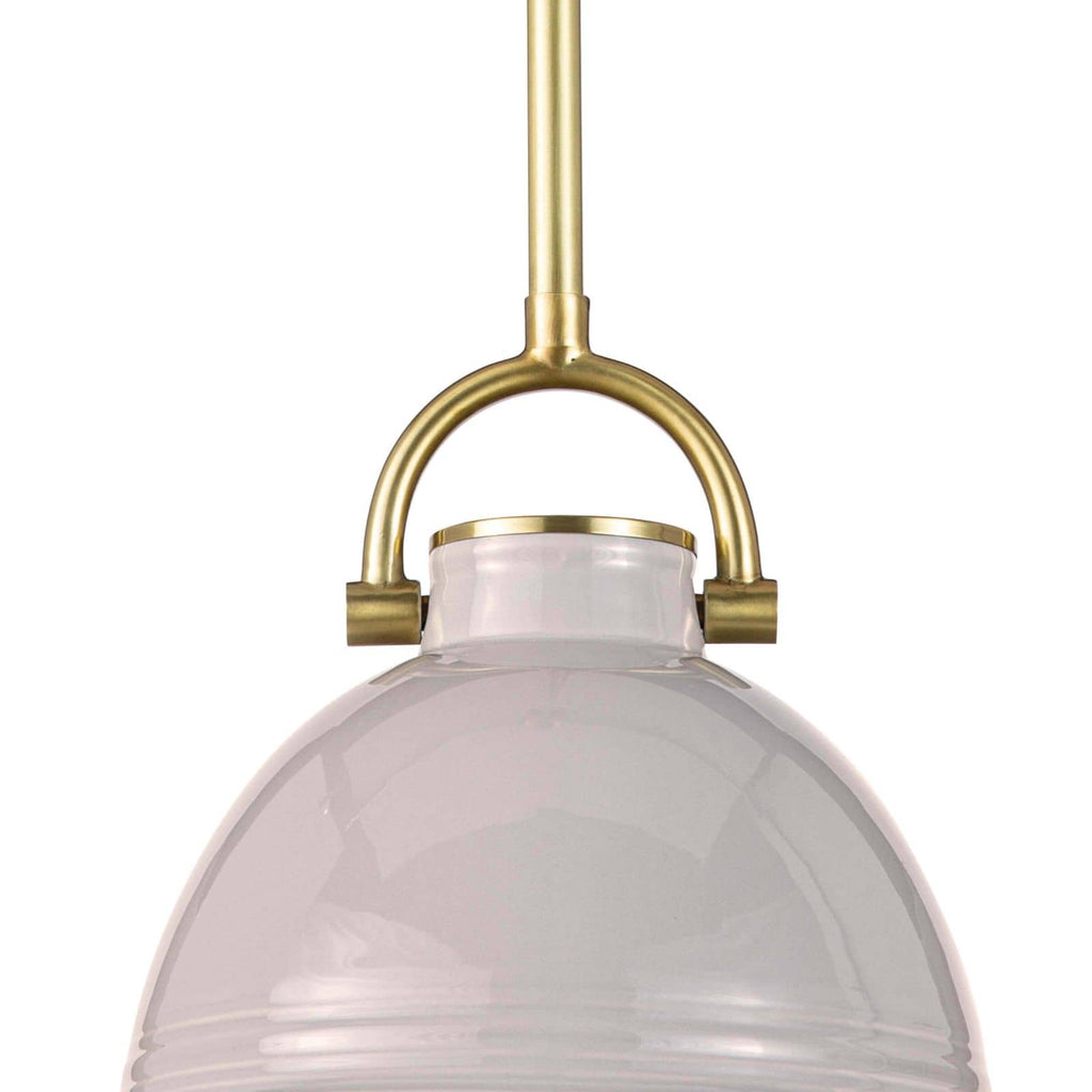 Eloise Ceramic Pendant Small - Grey