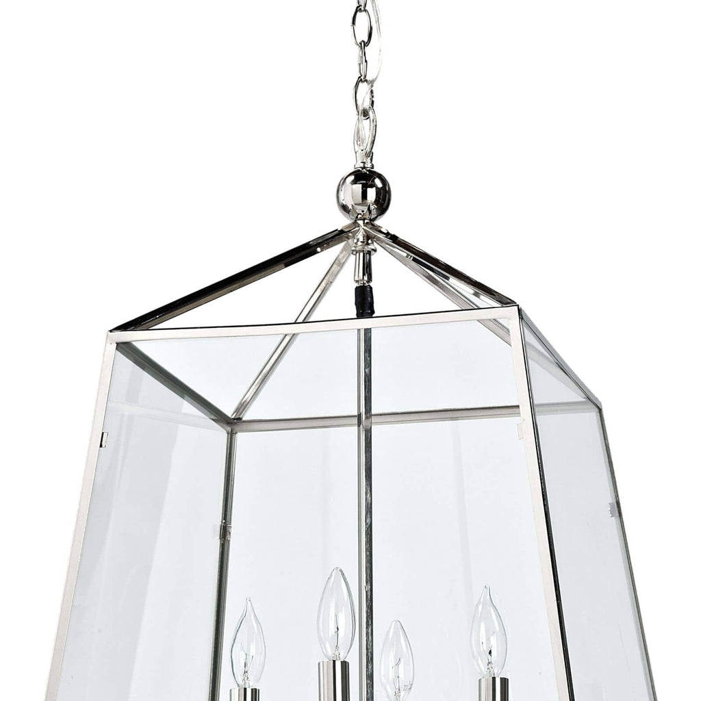 Cachet Lantern - Polished Nickel