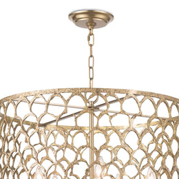 Cabana Chandelier - Brass