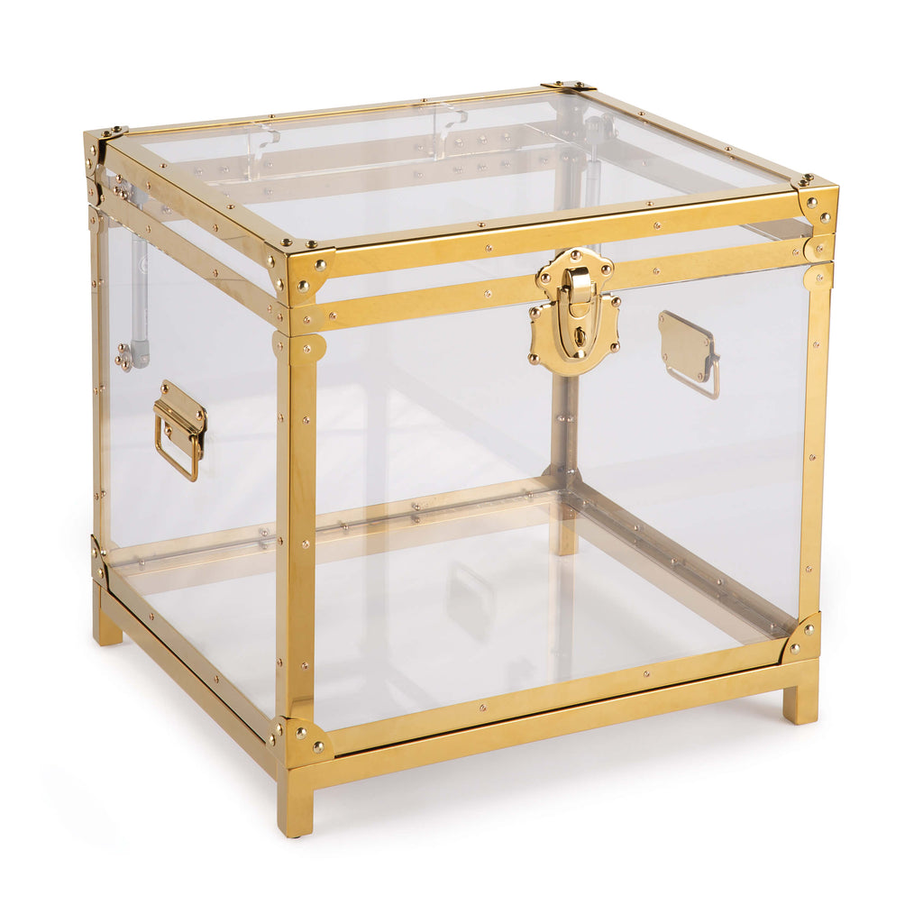 Oceane Acrylic Trunk - Gold