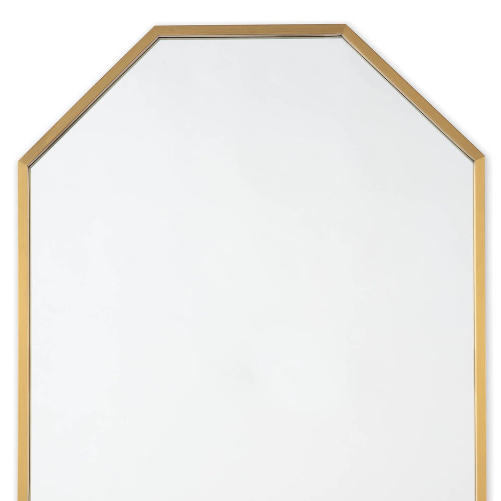 Hale Wall Mirror - Natural Brass