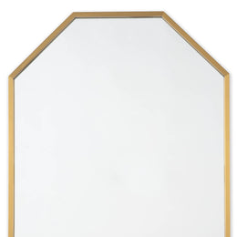 Hale Wall Mirror - Natural Brass