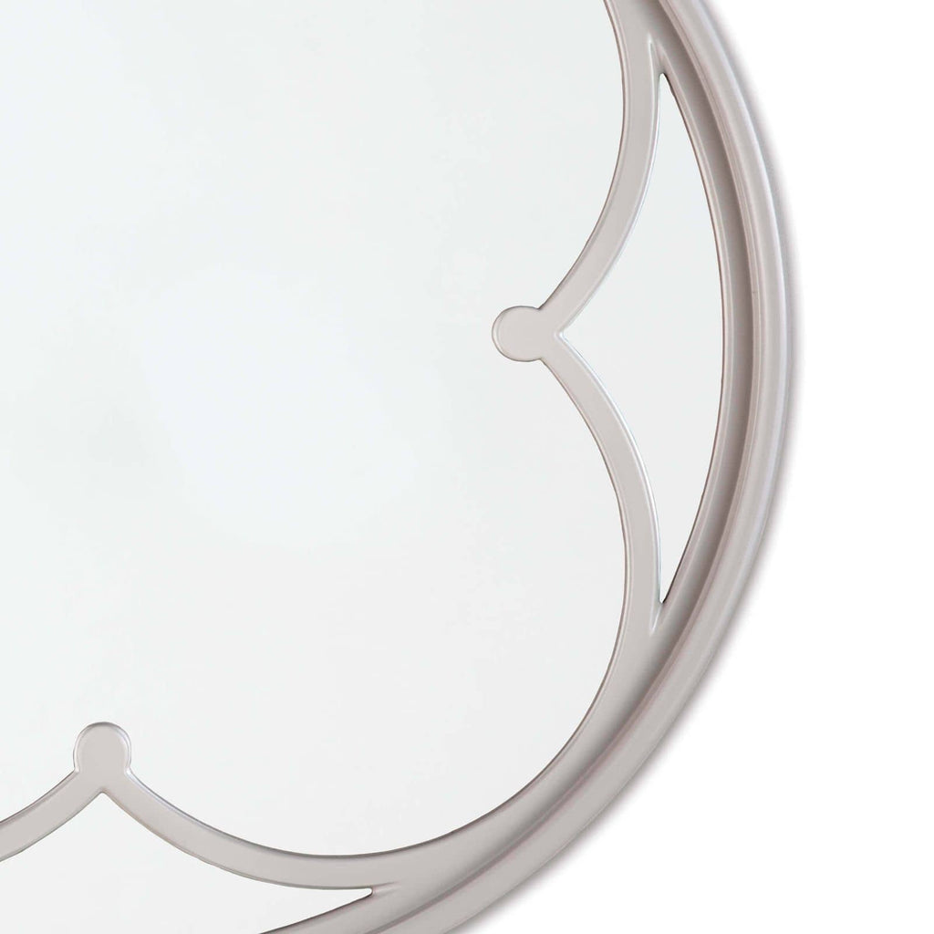 Lula Quatrefoil Mirror Small - Grey