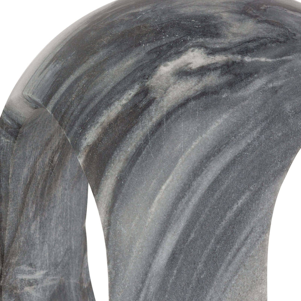 Bruno Marble Sculpture Large - Black