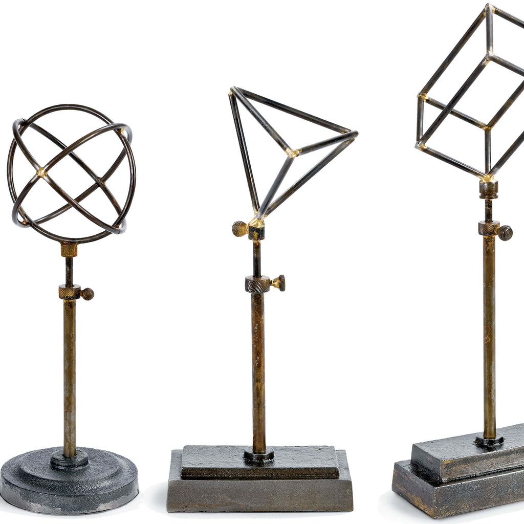 Geometrical Shapes On Stand - Set of 5