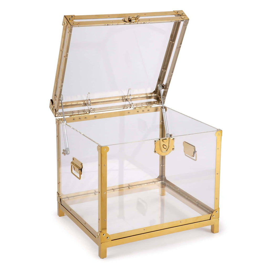 Oceane Acrylic Trunk - Gold