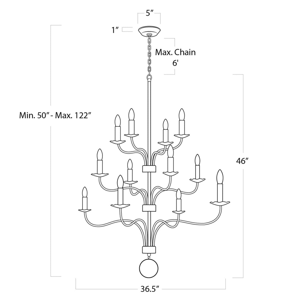 Caden Chandelier Large