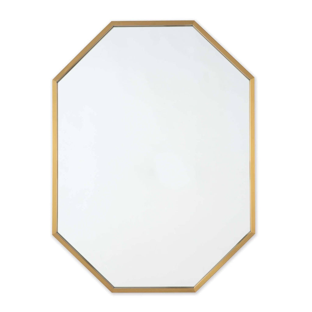 Hale Wall Mirror - Natural Brass