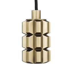 Clive Pendant - Natural Brass