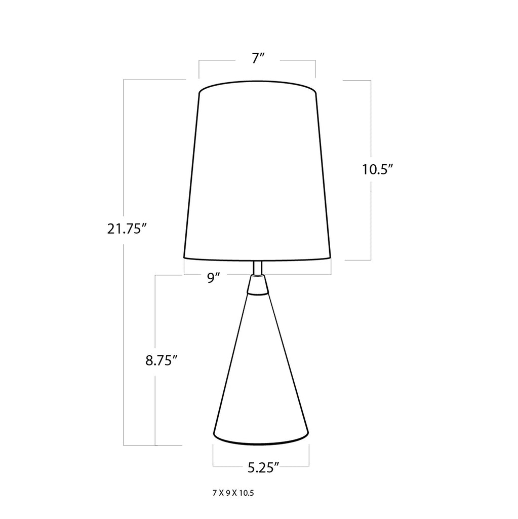 Concrete Mini Cone Lamp