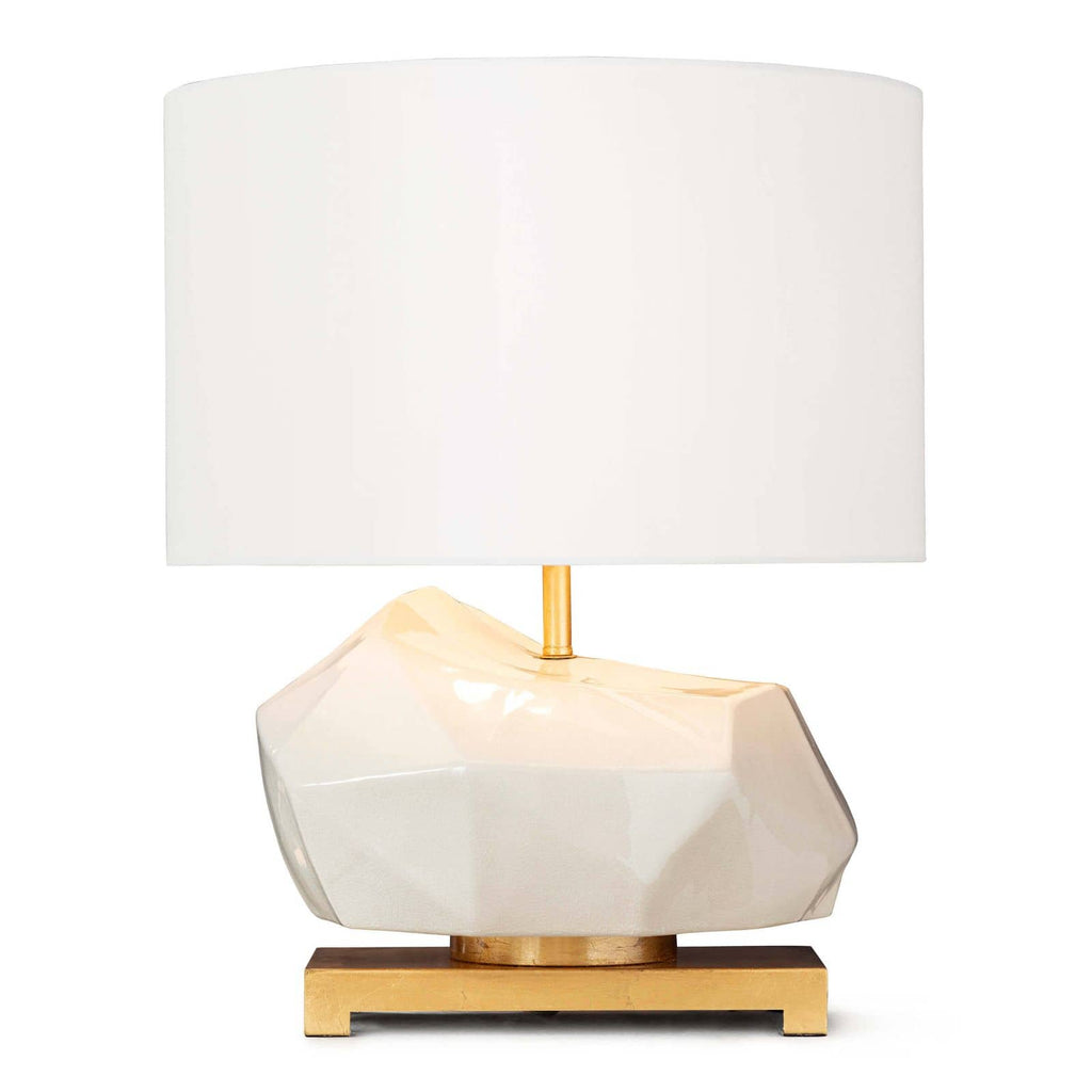 Marquise Ceramic Table Lamp - Ivory