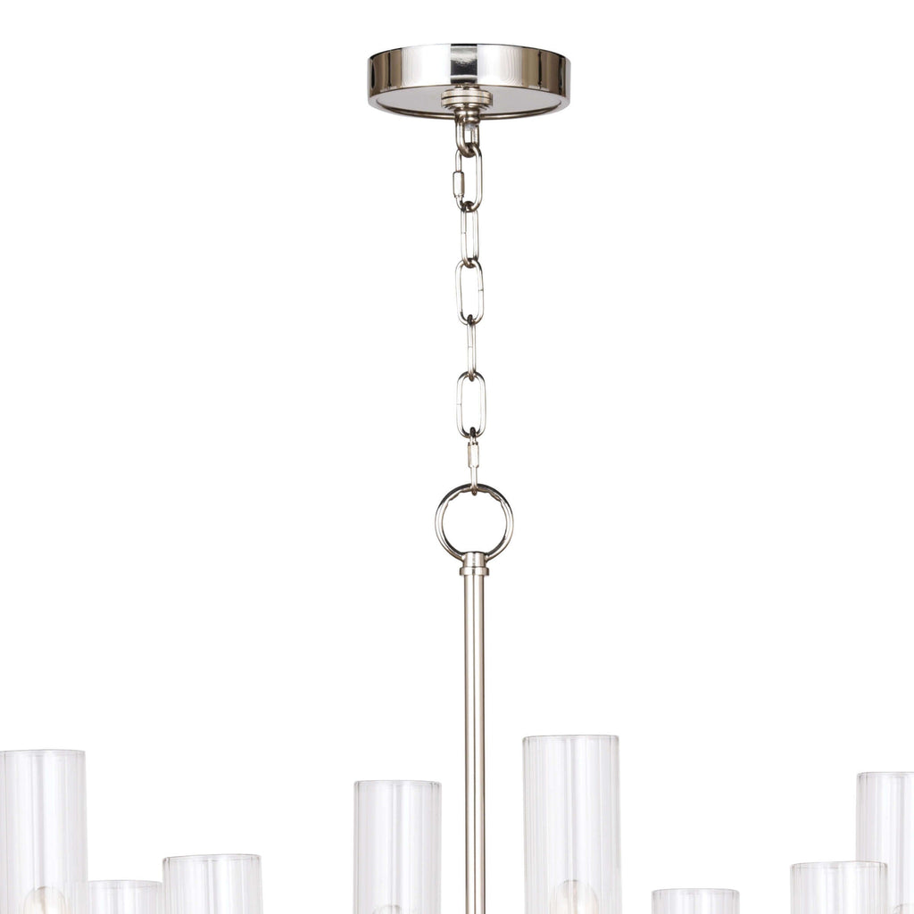 Neo Chandelier Small - Polished Nickel