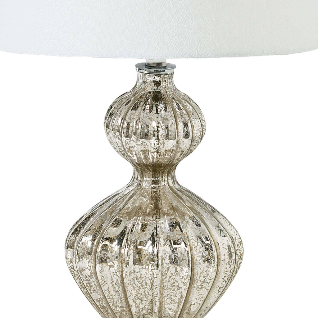 Ripple Table Lamp - Antique Mercury