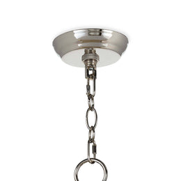 Dutch Glass Pendant - Polished Nickel