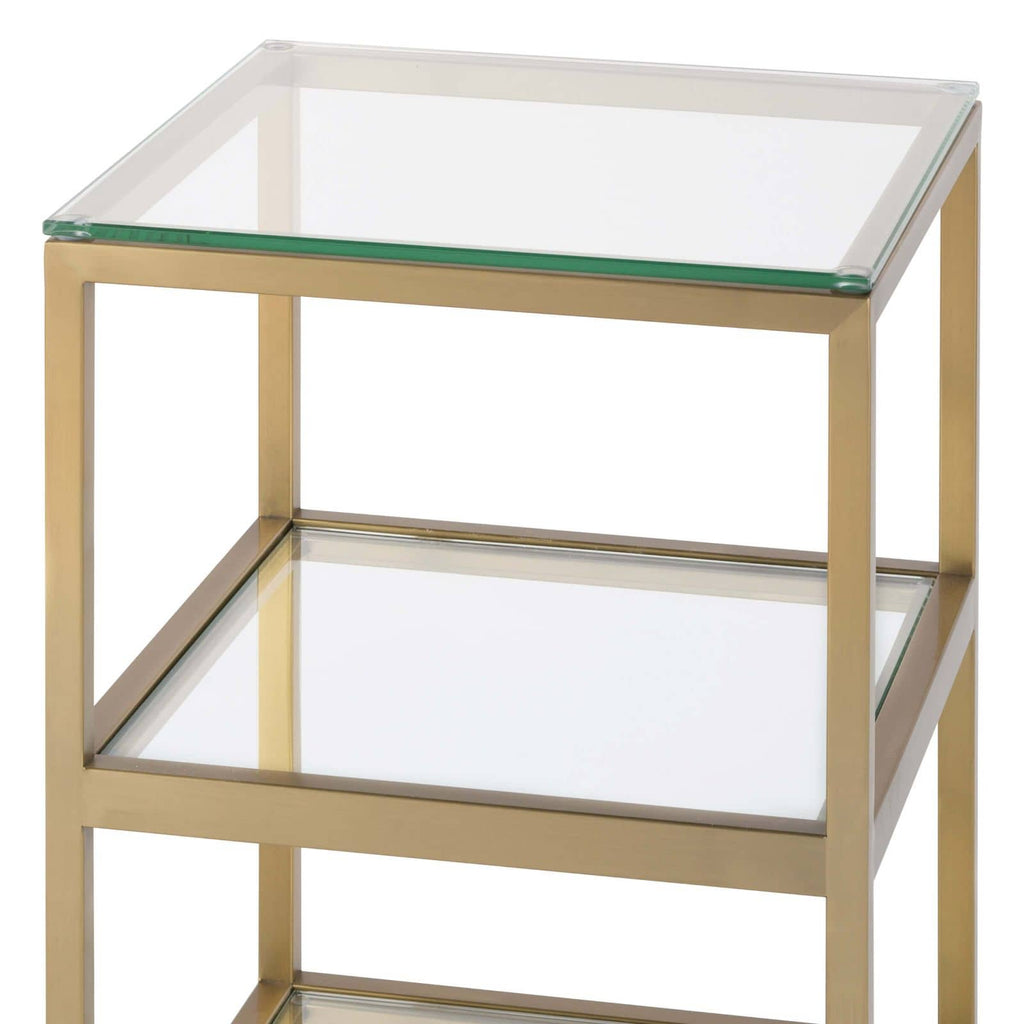 Alister Side Table - Brass