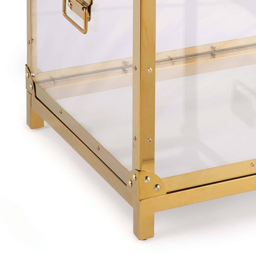 Oceane Acrylic Trunk - Gold