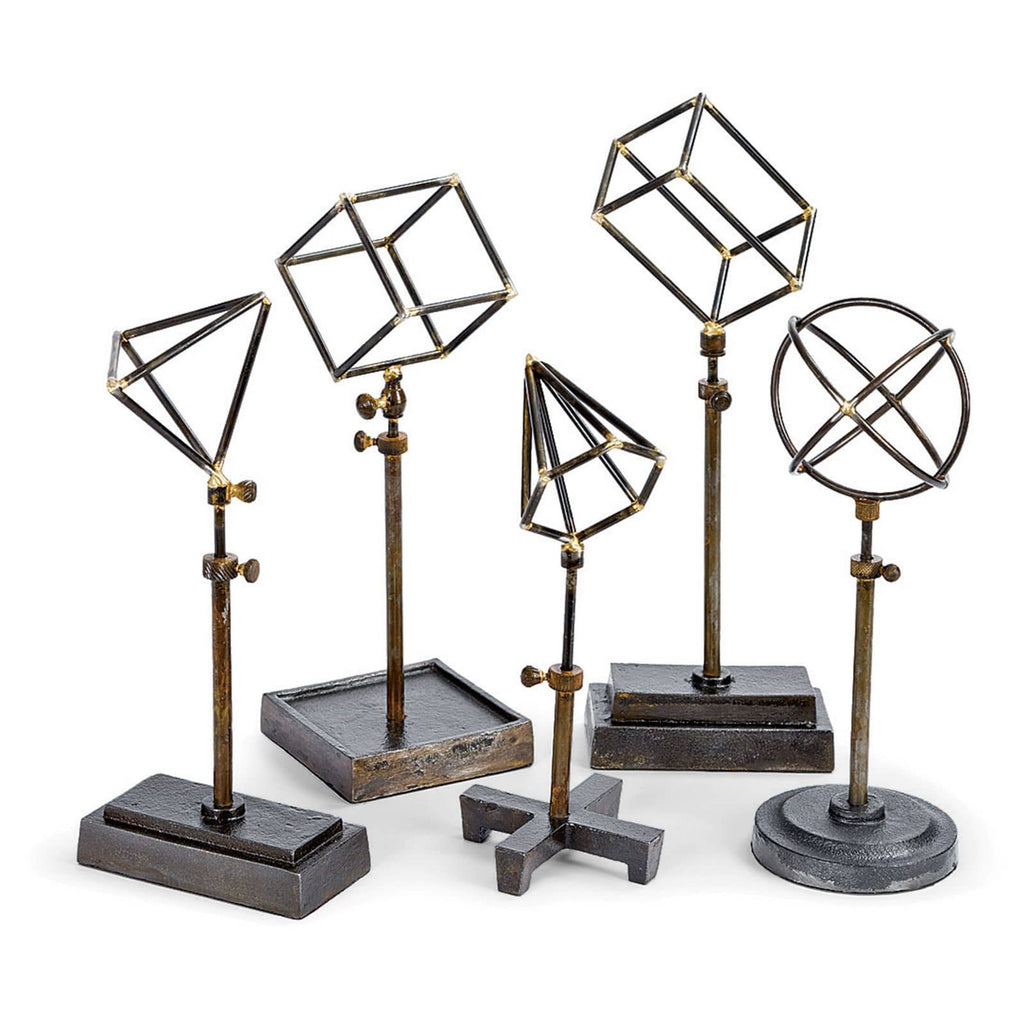 Geometrical Shapes On Stand - Set of 5