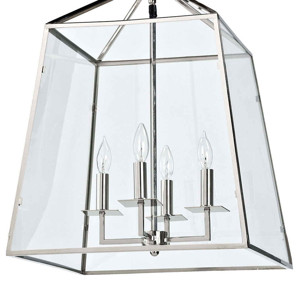 Cachet Lantern - Polished Nickel