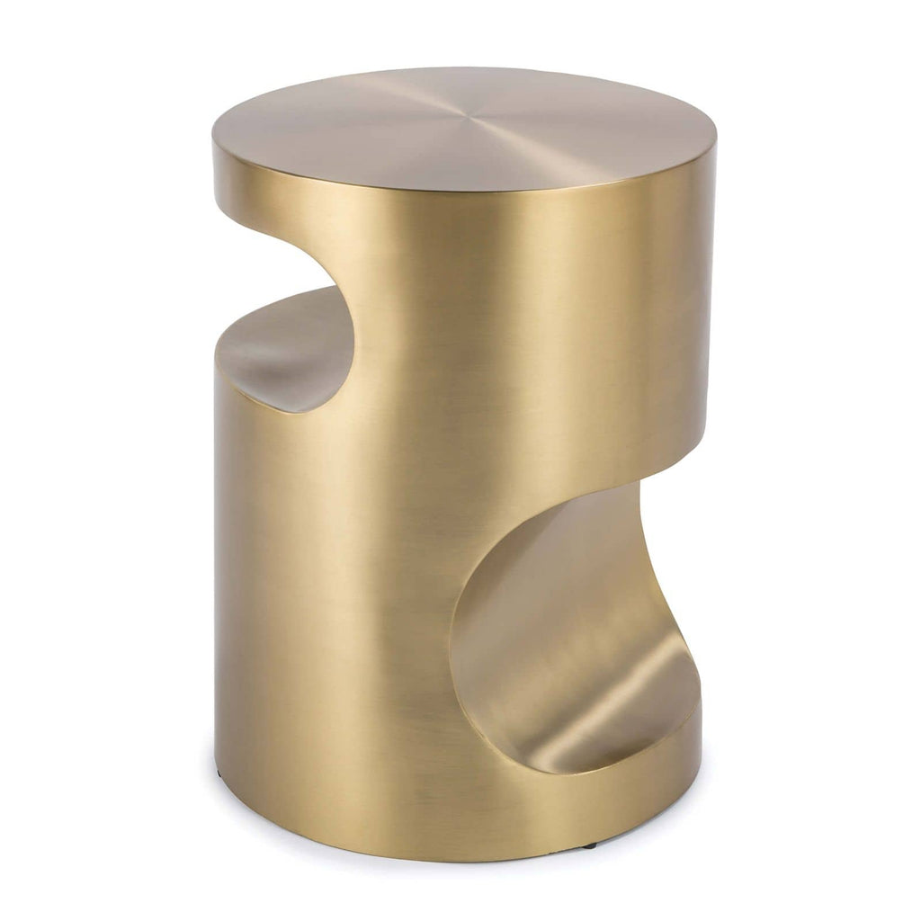 Nathan Side Table - Brass