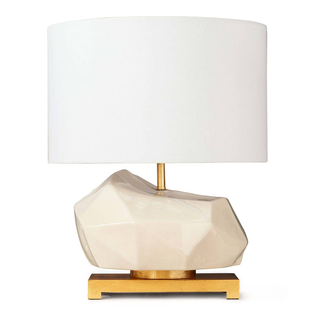 Marquise Ceramic Table Lamp - Ivory