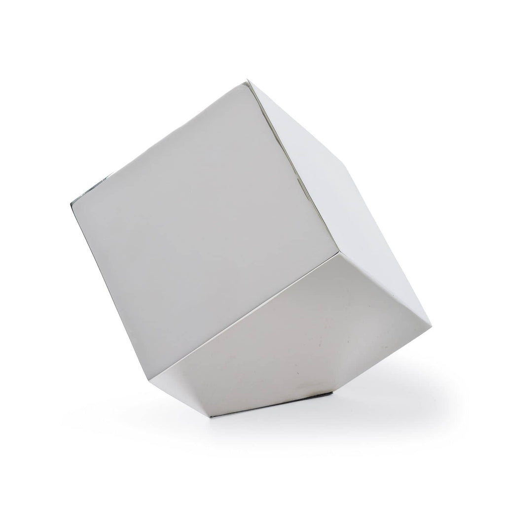 Closed Standing Cube - Nickel