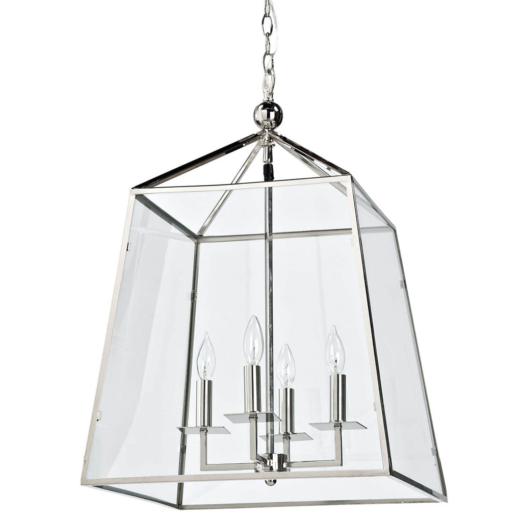 Cachet Lantern - Polished Nickel