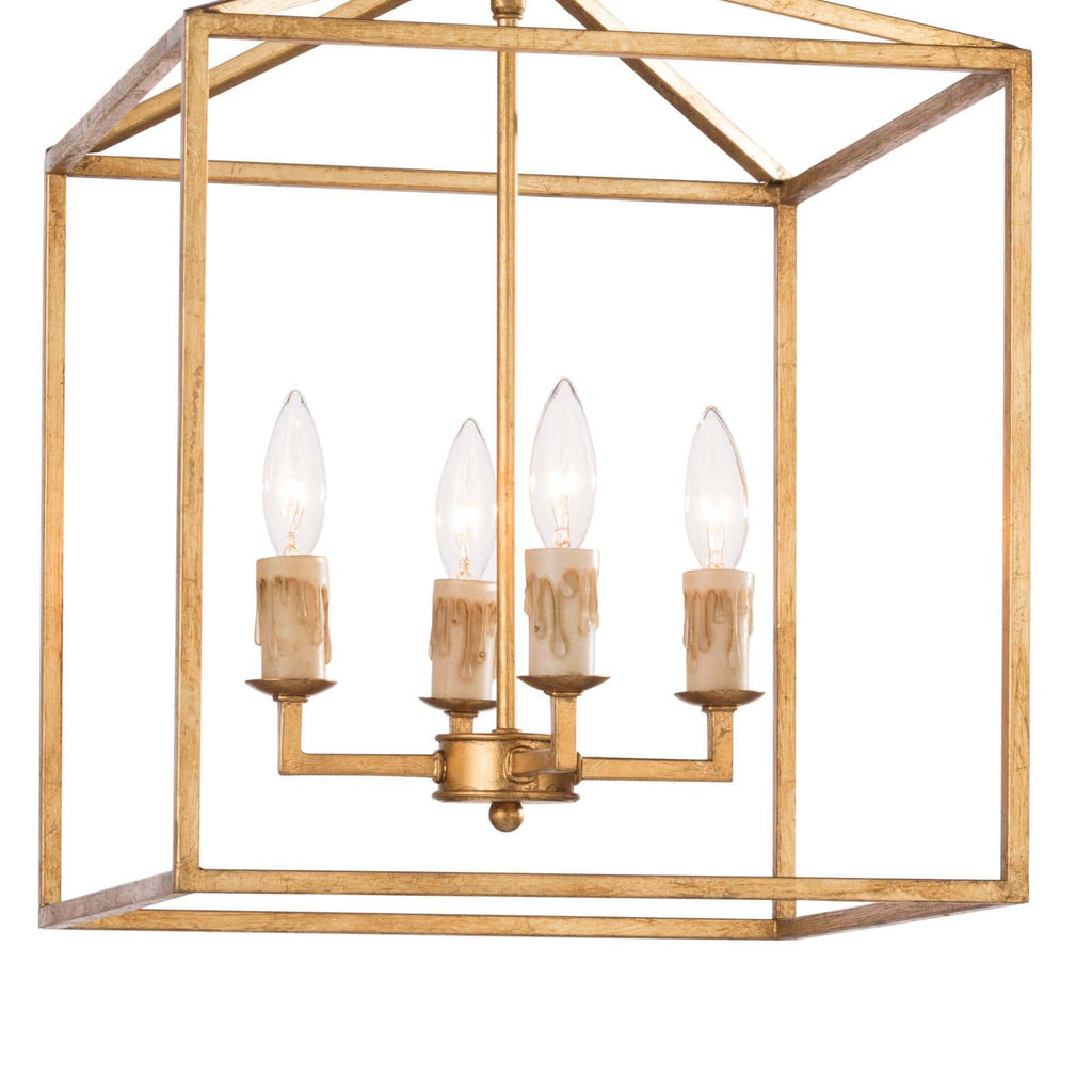 Cape Lantern Small - Antique Gold Leaf