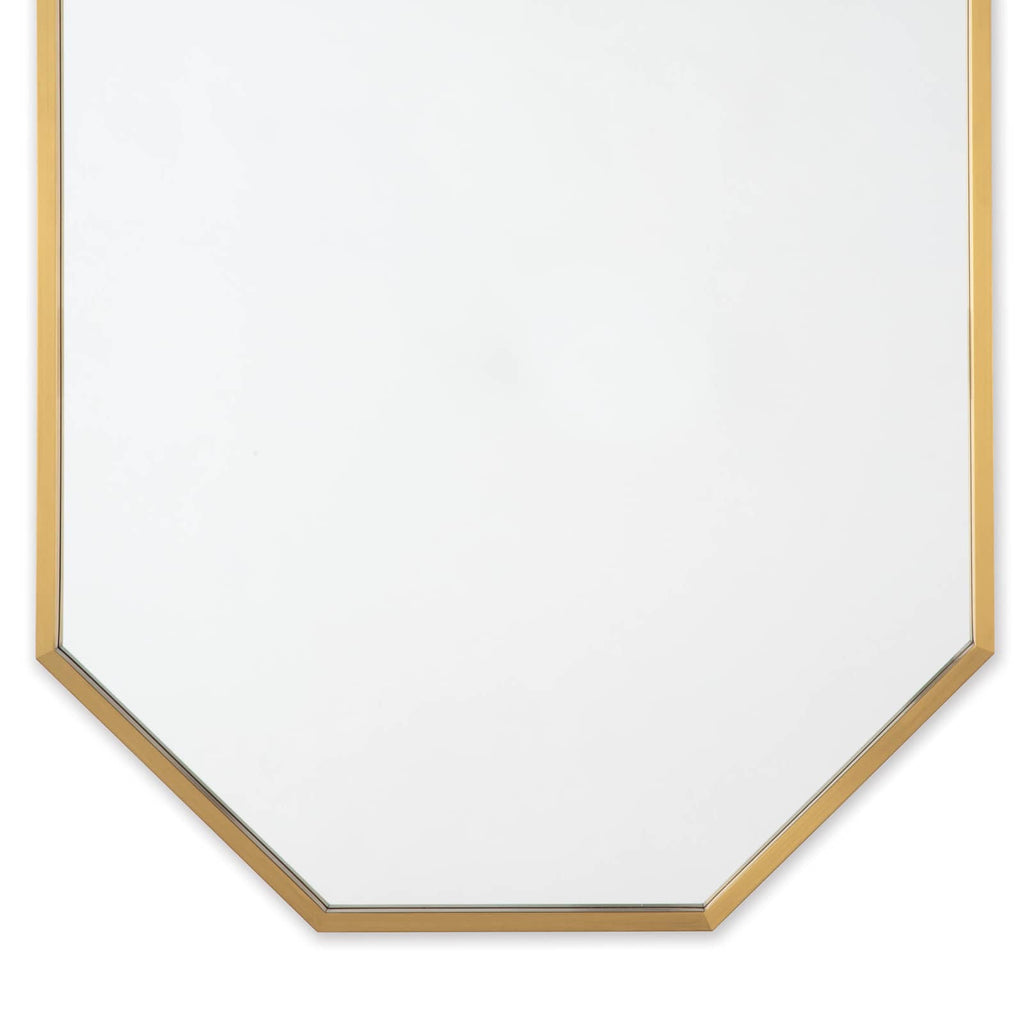 Hale Wall Mirror - Natural Brass