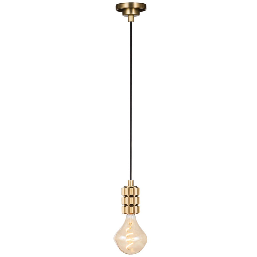 Clive Pendant - Natural Brass