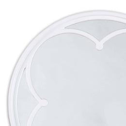 Lula Quatrefoil Mirror Small - White